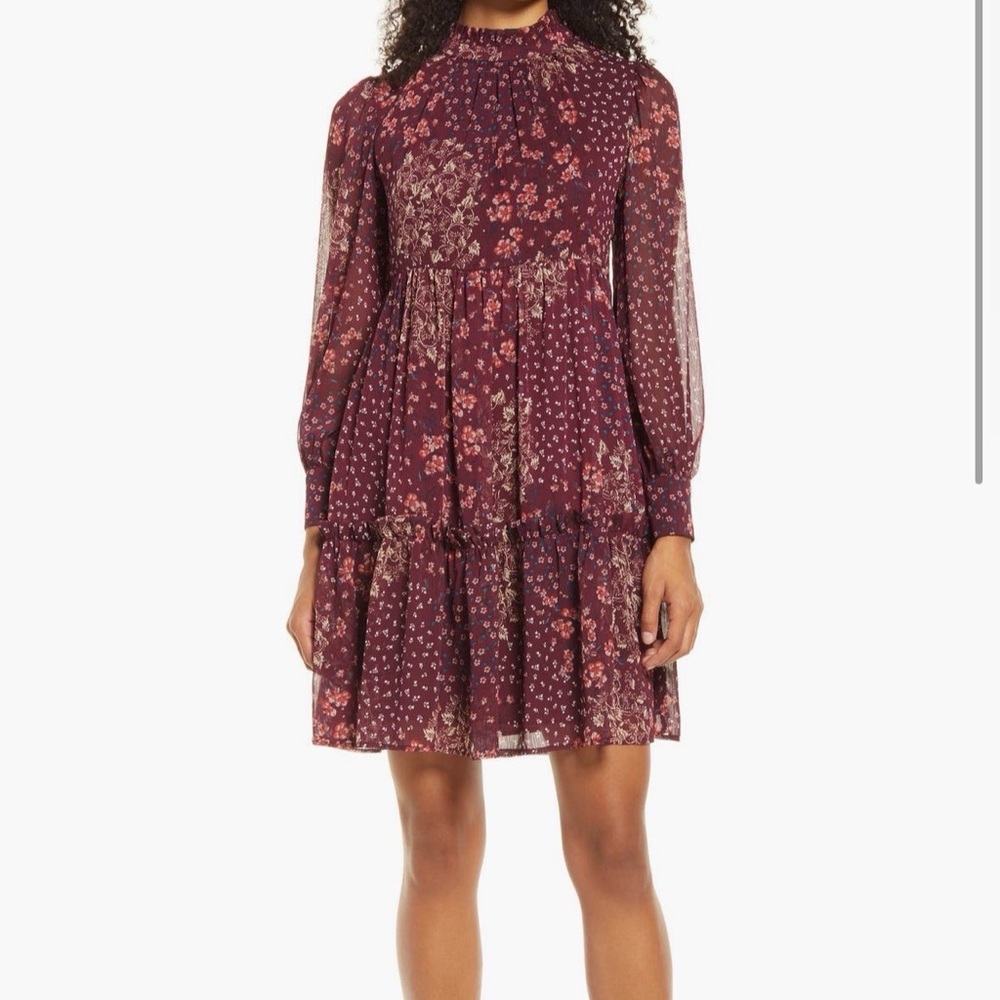 Floral Long Sleeve Dress